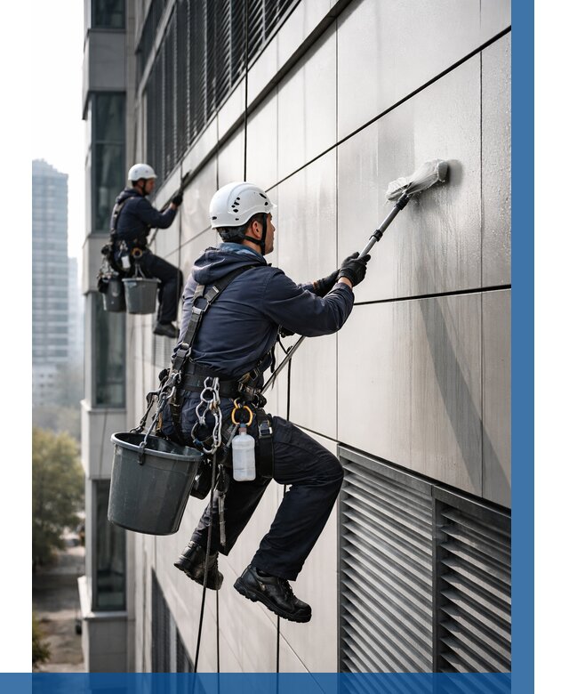 Мойка вентилируемого фасада в Сызрани от 253 р. | ВЫСОТНИК-Сзр