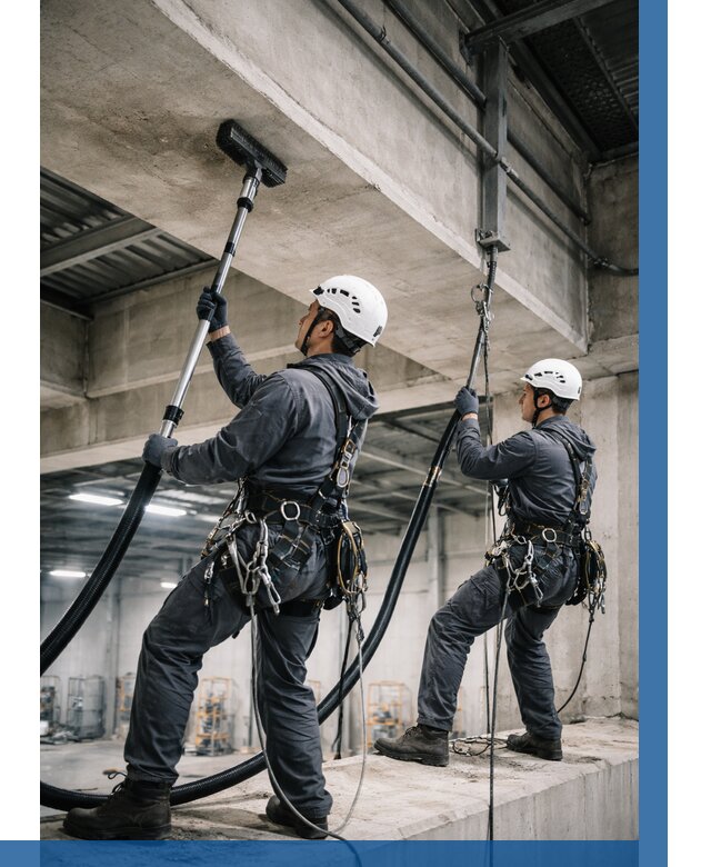 Обеспыливание потолочных конструкций в Сызрани от 253 р. |ВЫСОТНИК-Сзр