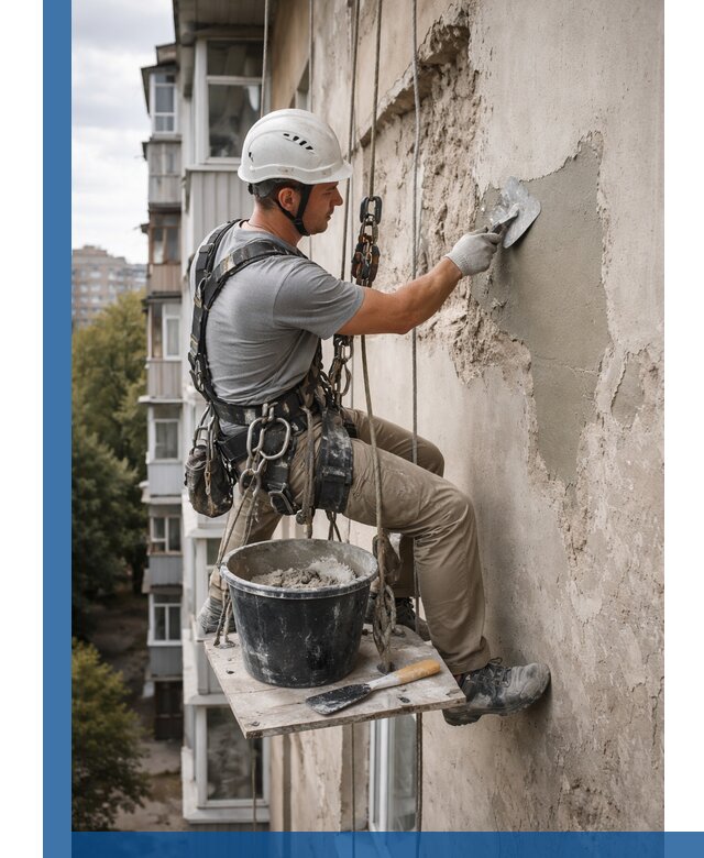 Восстановление фасадной штукатурки в Сызрани с гарантией качества