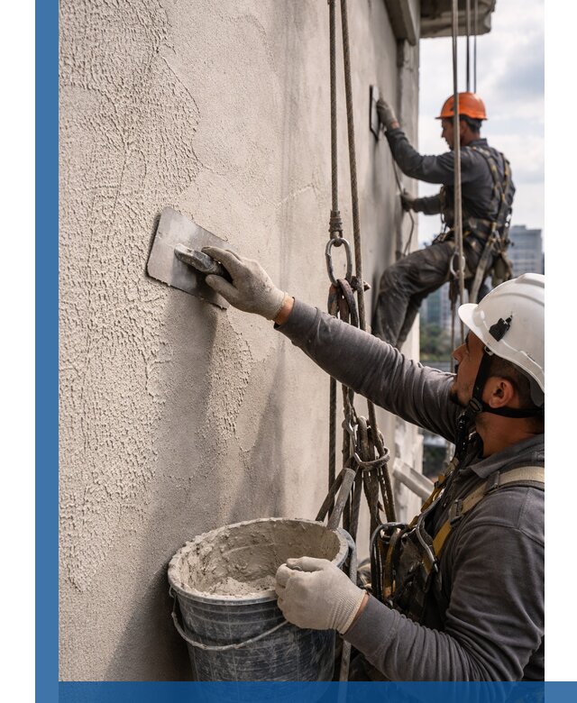 Декоративная штукатурка фасада с утеплением и защитой в Сызрани