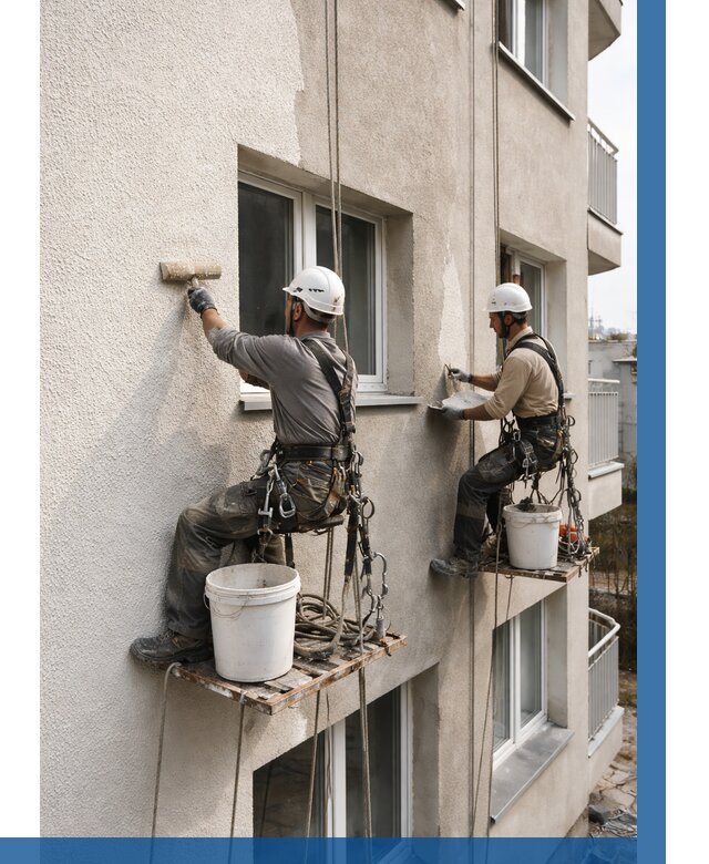 Нанесение короеда на фасад в Сызрани от 456 р. | ВЫСОТНИК-Сзр