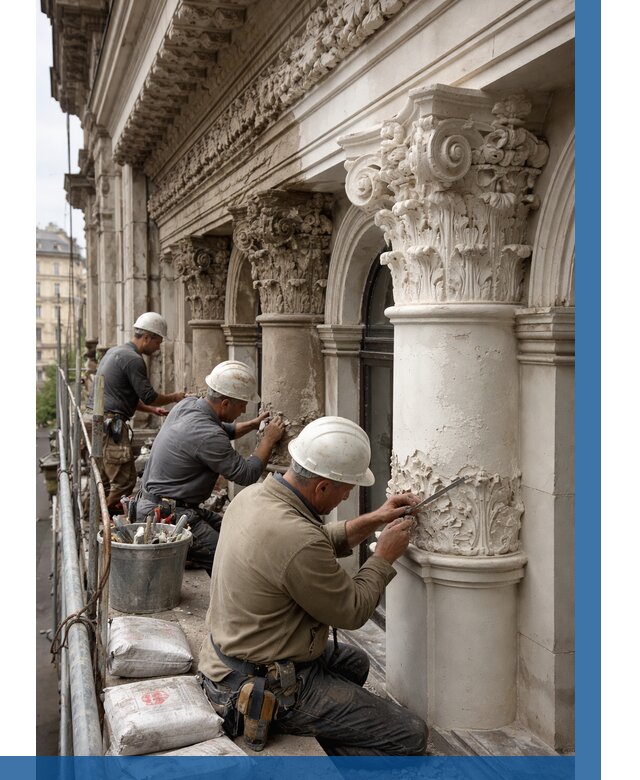 Реставрация фасадной лепнины в Сызрани от 2533 р. | ВЫСОТНИК-Сзр