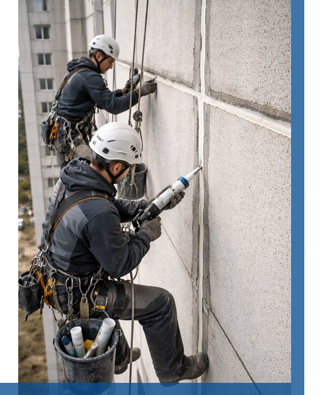 Герметизация межпанельных швов в Сызрани от 709 р. | ВЫСОТНИК-Сзр