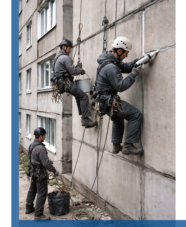 Герметизация межпанельных швов в Сызрани с гарантией герметичности