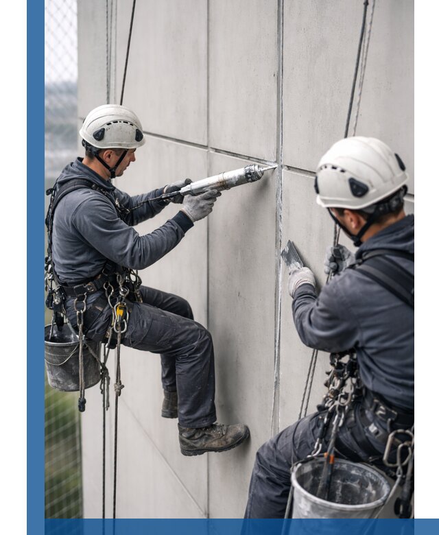 Первичная герметизация швов фасадов и кровель в Сызрани