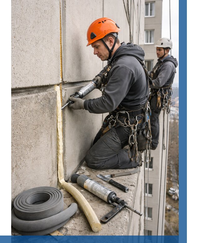 Теплый шов межпанельные швы в Сызрани от 709 р. | ВЫСОТНИК-Сзр