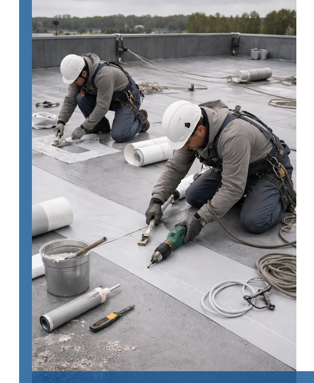 Ремонт мембранной кровли в Сызрани качественно и с гарантией