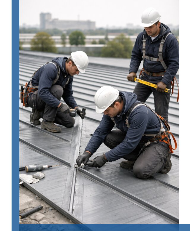 Ремонт фальцевой кровли в Сызрани срочно и качественно