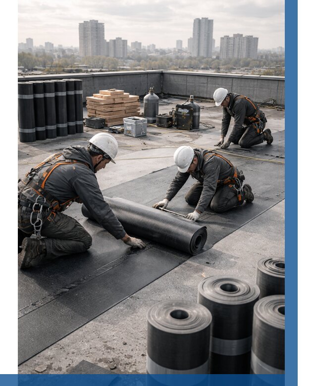 Монтаж мягкой кровли под ключ в Сызрани от 456 р. | ВЫСОТНИК-Сзр