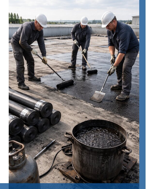 Гидроизоляция кровли мастикой в Сызрани от 608 р. | ВЫСОТНИК-Сзр