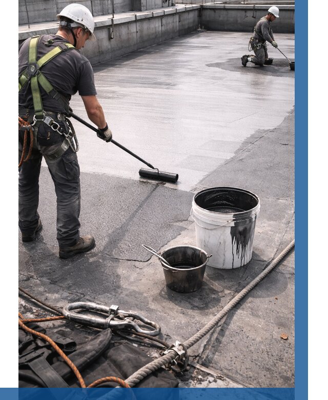 Гидроизоляция кровли жидкой резиной в Сызрани от 507 р. | ВЫСОТНИК-Сзр