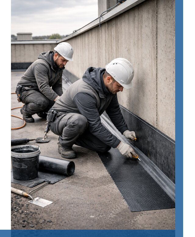 Гидроизоляция примыканий на кровле в Сызрани от 912 р. | ВЫСОТНИК-Сзр