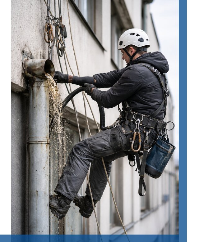 Прочистка водосточных труб в Сызрани от 3546 р. | ВЫСОТНИК-Сзр