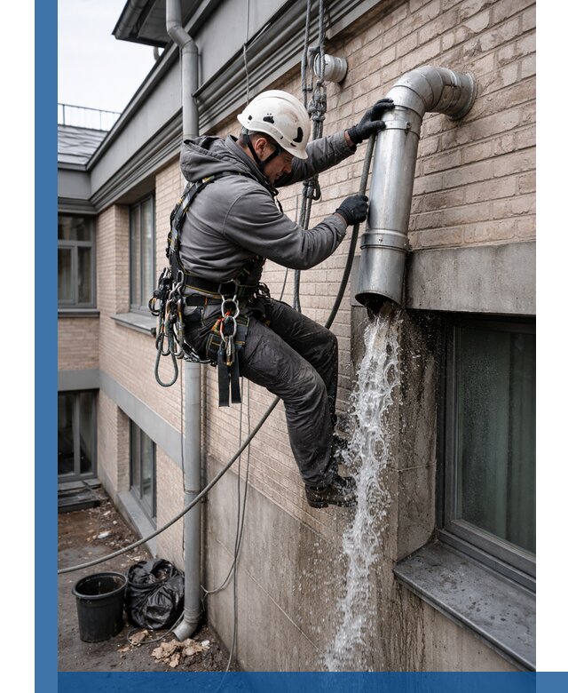 Профессиональная прочистка водосточных труб в Сызрани с гарантией