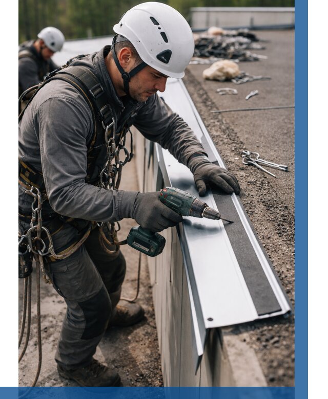 Монтаж капельника на кровле в Сызрани от 304 р. | ВЫСОТНИК-Сзр