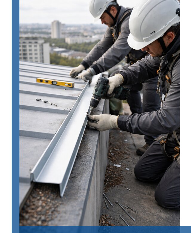 Монтаж капельника на кровле в Сызрани с гарантией качества