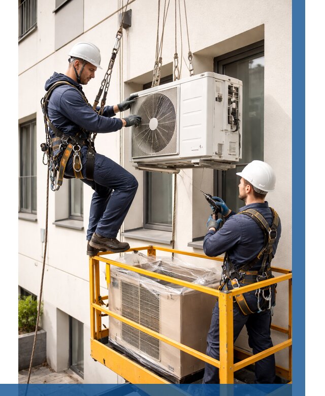 Демонтаж внешнего блока кондиционера в Сызрани от 3546 р. | ВЫСОТНИК-Сзр