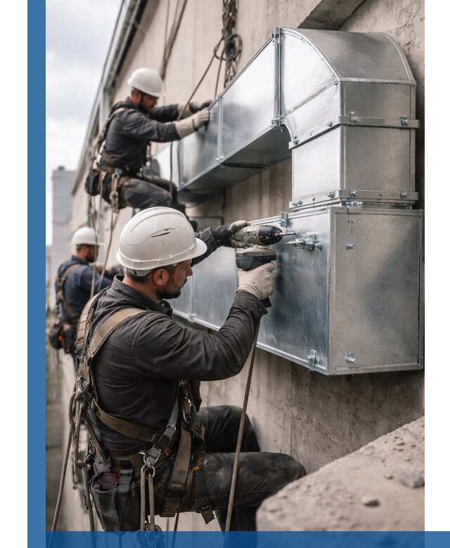 Профессиональный монтаж вентиляционных коробов в Сызрани под ключ