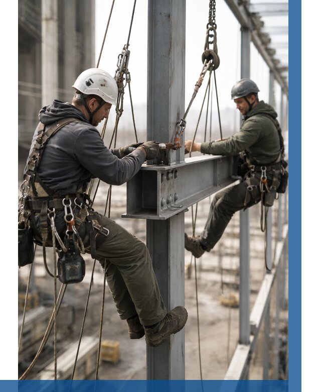 Монтаж металлоконструкций на высоте в Сызрани от 3546 р. | ВЫСОТНИК-Сзр