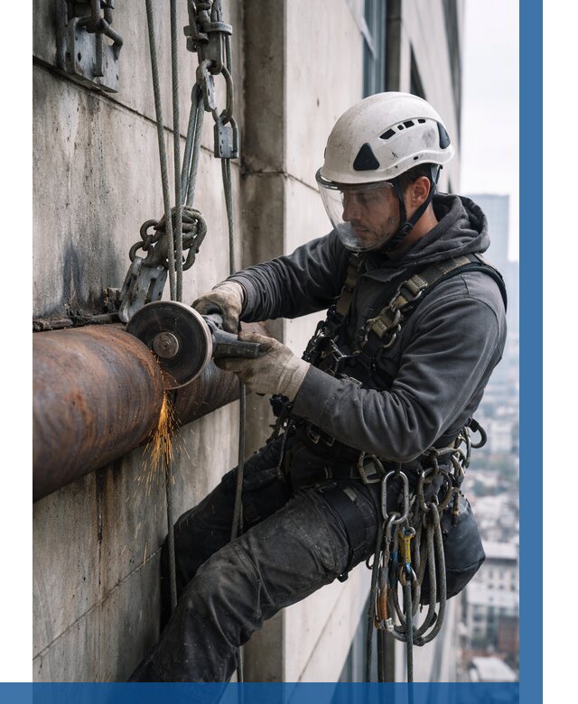 Резка металла на высоте в Сызрани по цене от 4559 р. | ВЫСОТНИК-Сзр