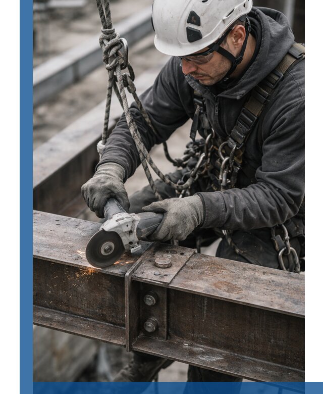 Резка металла на высоте в Сызрани для зданий и конструкций