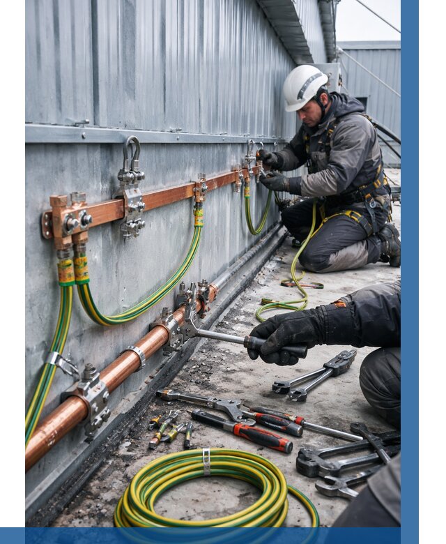 Монтаж заземления здания в Сызрани от 25325 р. | ВЫСОТНИК-Сзр