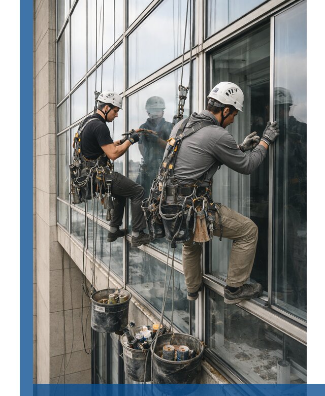 Ремонт витражных конструкций и фасадного остекления в Сызрани