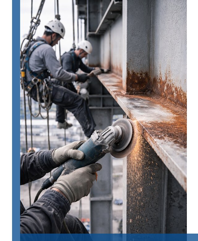 Зачистка металла от ржавчины и подготовка поверхностей в Сызрани