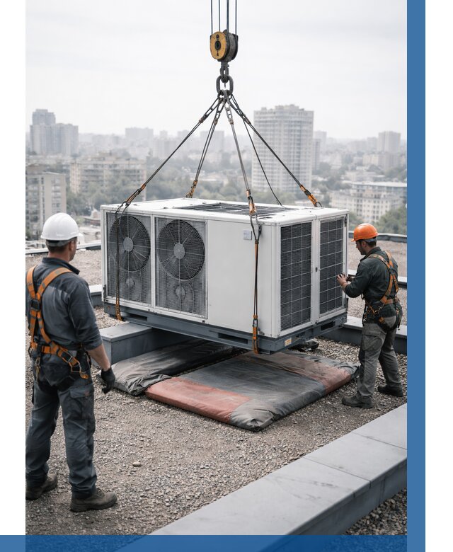 Подъем груза на крышу в Сызрани от 5065 р. | ВЫСОТНИК-Сзр заказать