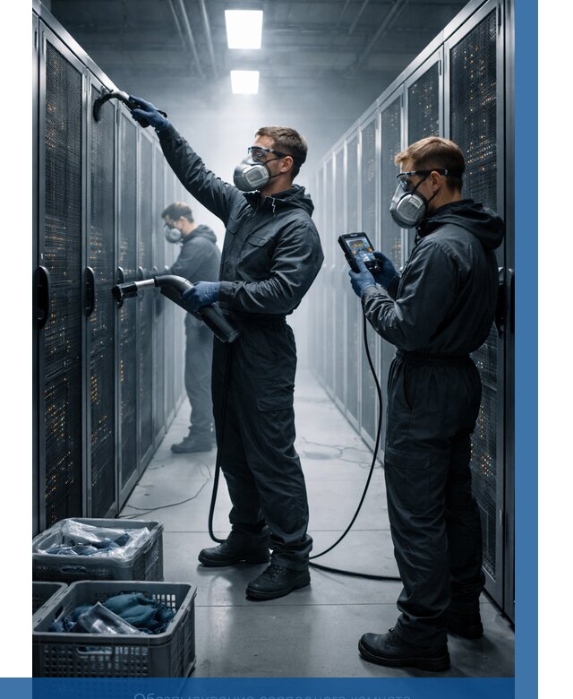 Обеспыливание серверной комнаты в Сызрани от 4559 р. | ВЫСОТНИК-Сзр