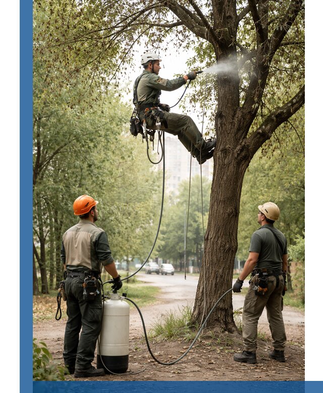 Обработка деревьев от вредителей в Сызрани профессиональная защита