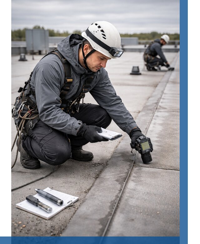 Обследование кровли на протечки в Сызрани от 4559 р. | ВЫСОТНИК-Сзр