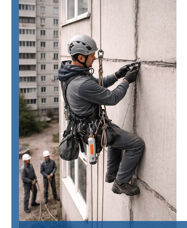 Обследование межпанельных швов и герметизация в Сызрани