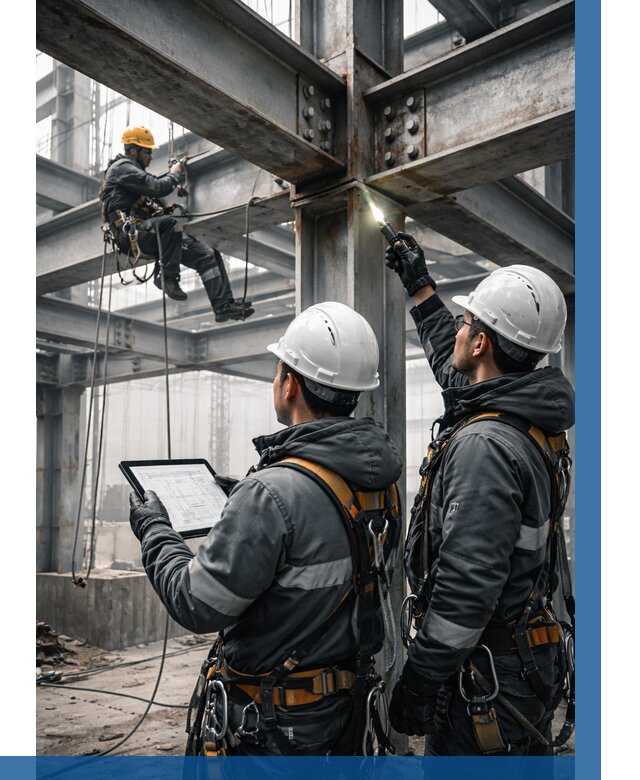 Обследование металлоконструкций в Сызрани от 5572 р. | ВЫСОТНИК-Сзр